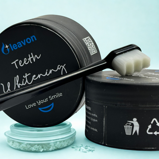 Complete Oral Care Bundle – Teeth Whitening Powder, Micro-Nano Extra Soft Toothbrush & Tongue Cleaner